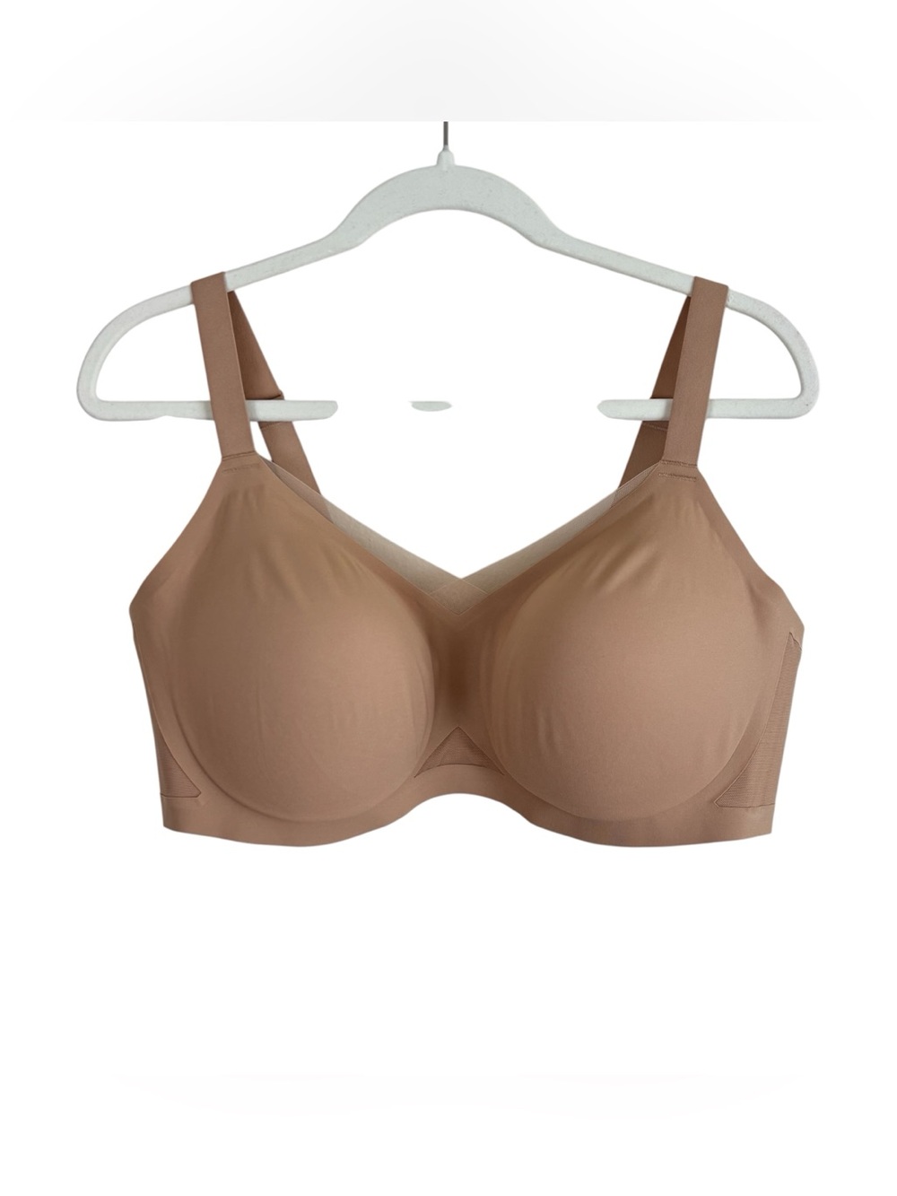 Honeylove Crossover Bra Women’s Size 2X In Sand Comfort Adjustable Straps Padded